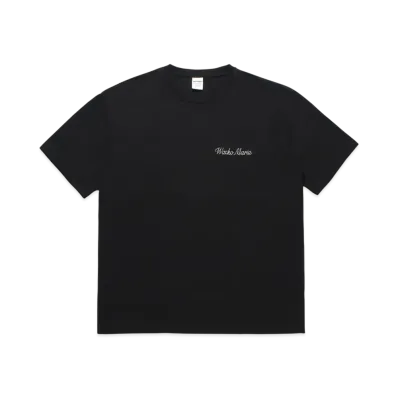WACKO MARIA Washed Heavy Weight T-Shirt "Black"