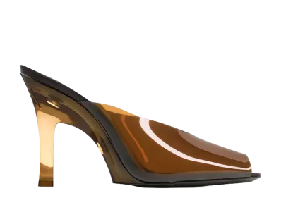 Saint Laurent Women's Sabrina Mules "Brown"