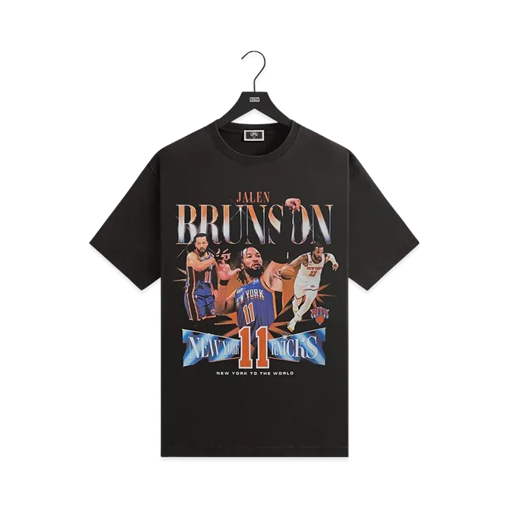 Kith x the New York Knicks Jalen Brunson Vintage Tee "Black"