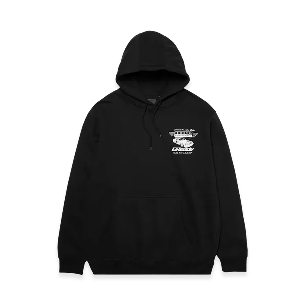 HUF x Greddy Body Works Hoodie "Black"