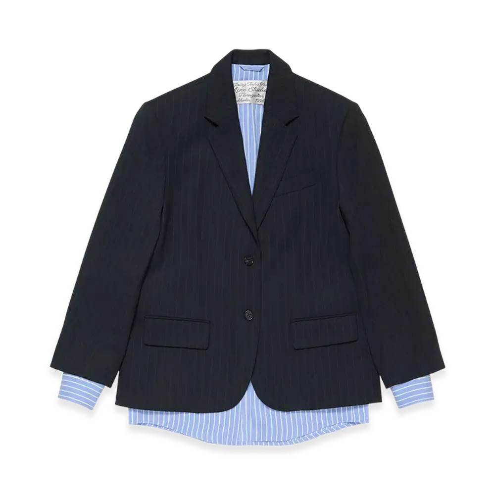 Acne Studios Layered Suit Jacket "Navy"