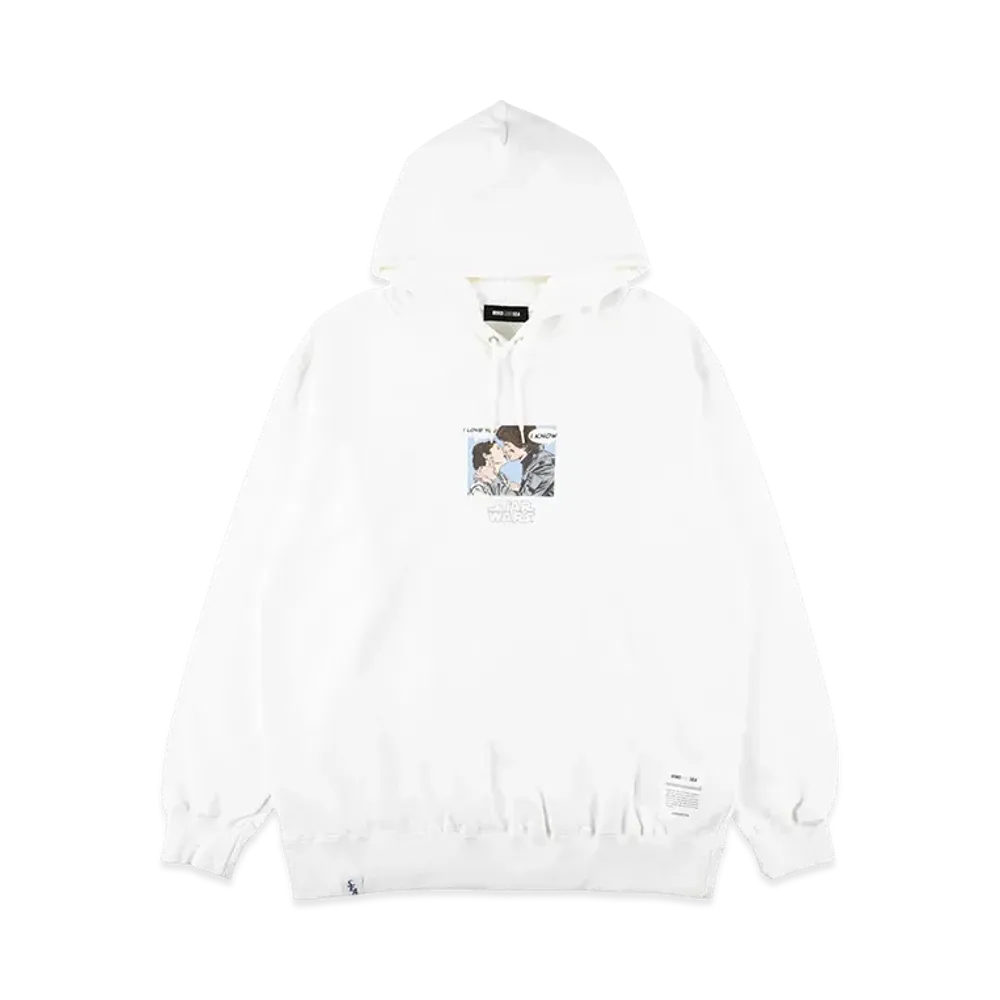WIND AND SEA x STAR WARS Leia & Han Solo Hoodie "White"