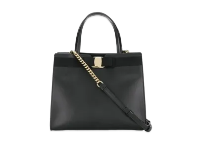 Salvatore Ferragamo Vara Bow Top Handle (M) "Black"