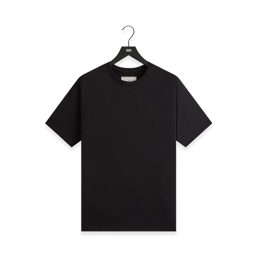 Kith x &Kin Pima Jersey Short Sleeve Heathrow Tee "Black"