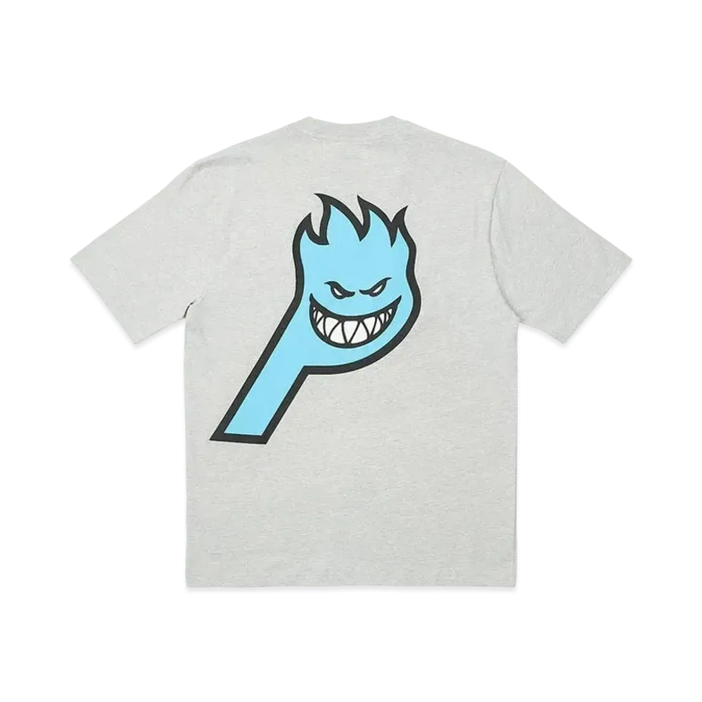 PALACE SPITFIRE P-Head T-Shirt "Grey Marl"