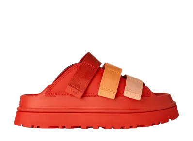UGG Women's GoldenGlow Slide "Red Pepper Multi"