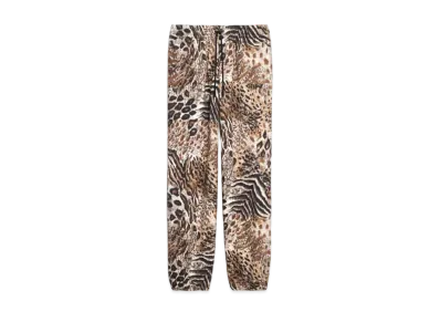 CELINE Embroidery Jogpan Pants / Cotton Fleece "Leopard"