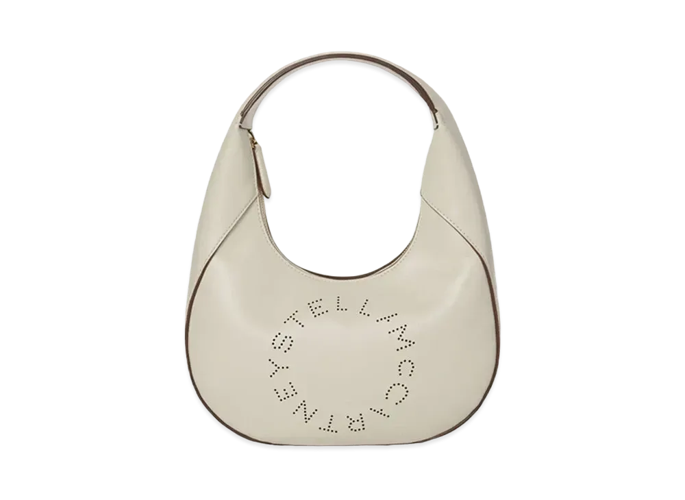 Stella McCartney Small Stella Logo Shoulder Bag "White"