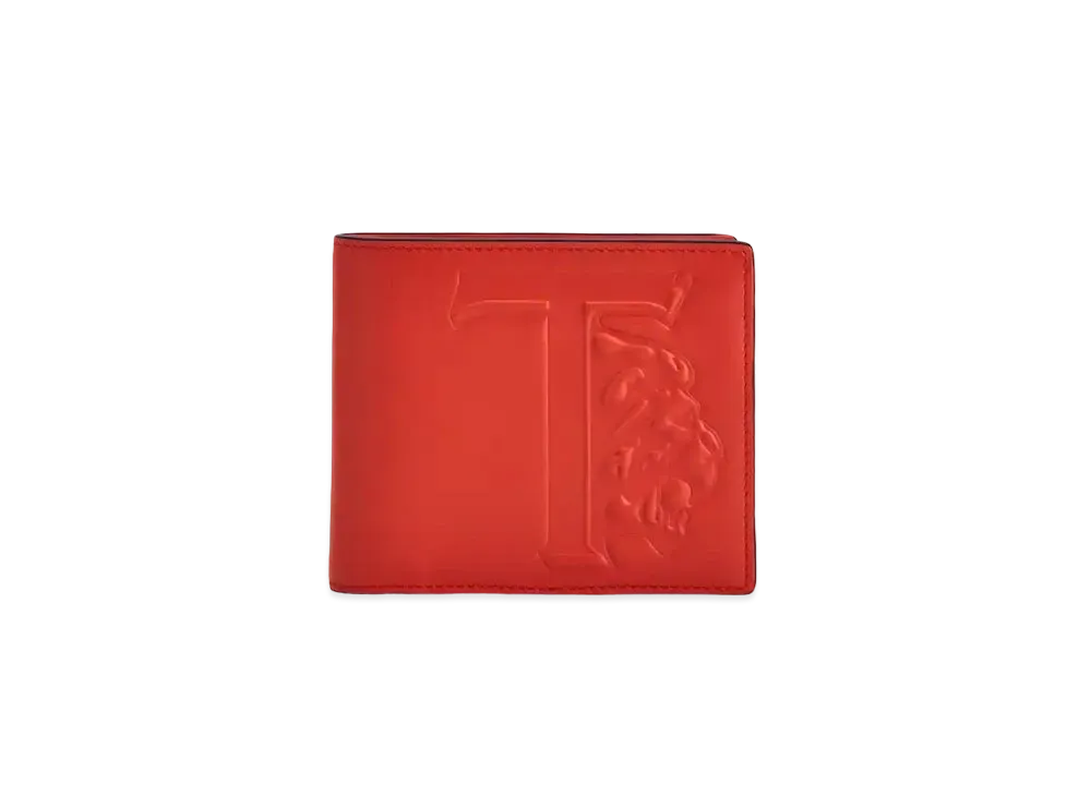 TOD'S Leather Wallet "Orange"