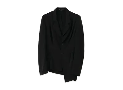 Yohji Yamamoto Y's DECYNE ASYMMETRICAL DART JACKET "Black"