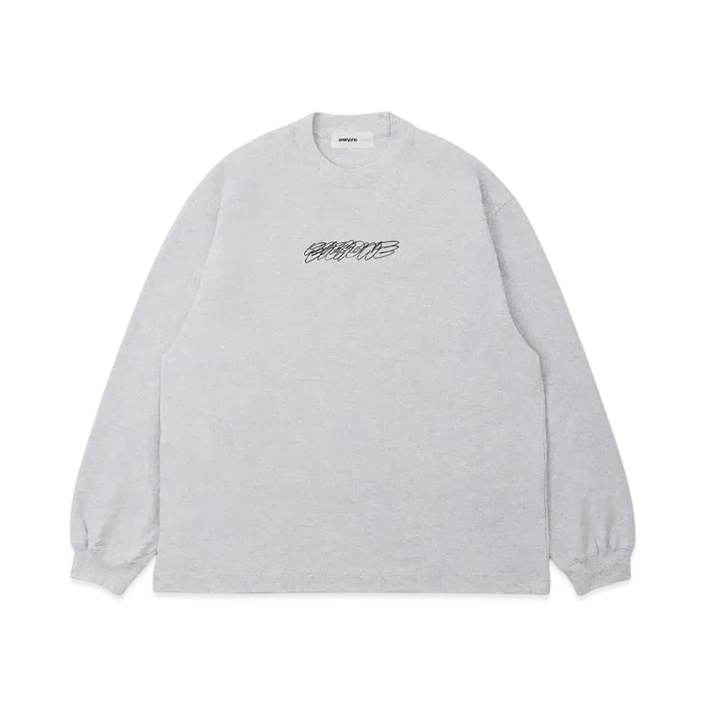 everyone Logo By Vincent L/S Tee "Ash Gray"