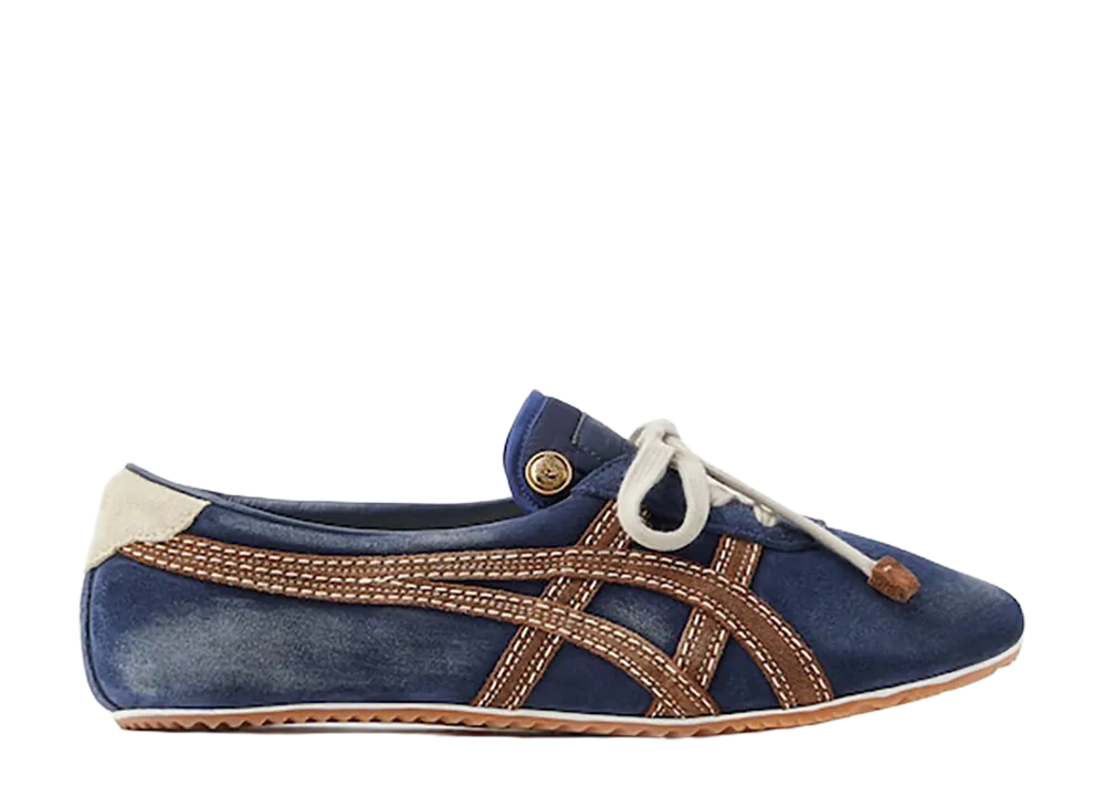 Versace × Onitsuka Tiger Tai-Chi Sakura Suede Sneaker "Blue"
