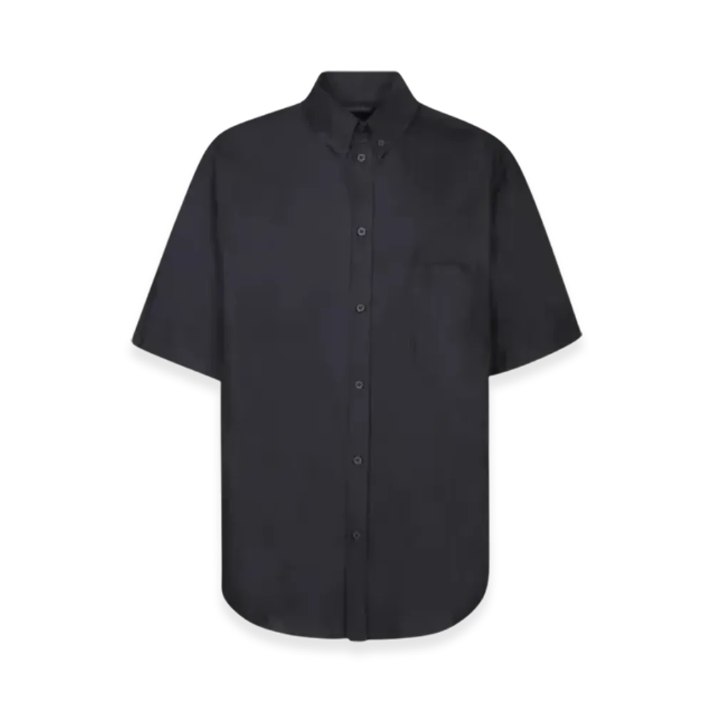 BALENCIAGA Surfer Cotton Shirts "Black"