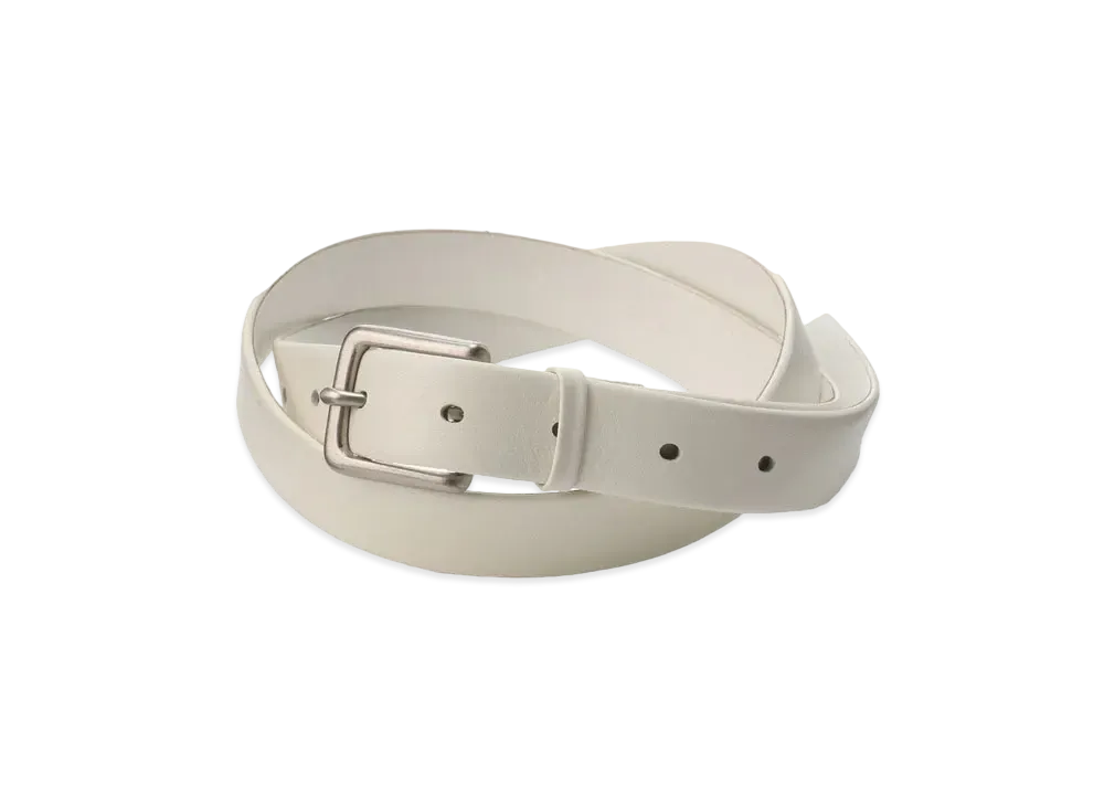 Yohji Yamamoto Y's SOFT COLOR LEATHER FOLDING BELT "White"