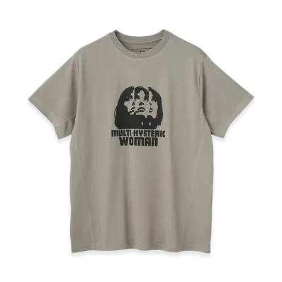 HYSTERIC GLAMOUR Multi Hysteric Woman Functional T-Shirt "Khaki"