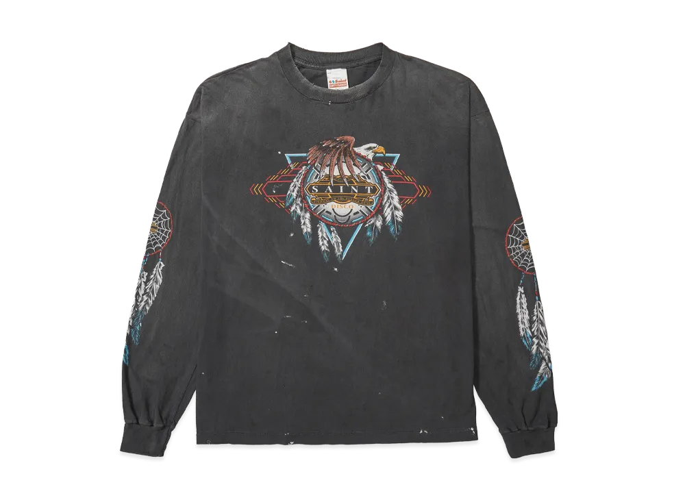 SAINT Mxxxxxx x TEFLON DISCO LS Tee Saint Disco "Black"