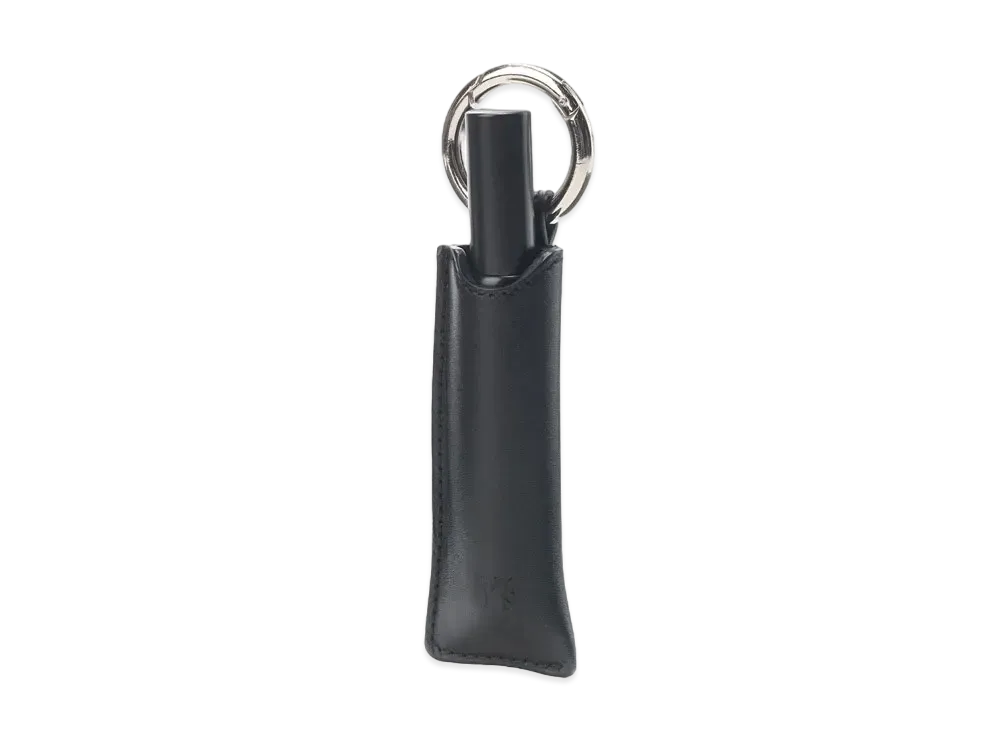 Yohji Yamamoto Y's COLORED TAN LEATHER ATOMIZER CASE "Black"