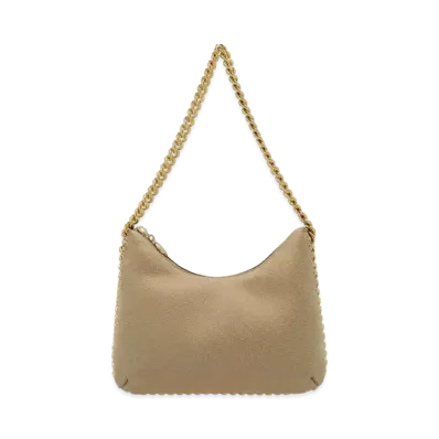 STELLA McCARTNEY Farabela Zip Mini Shoulder Bag "Butter Cream"