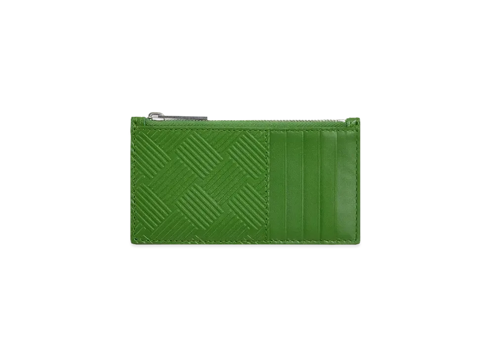 Bottega Veneta Zipped Card Holder "Lawn"
