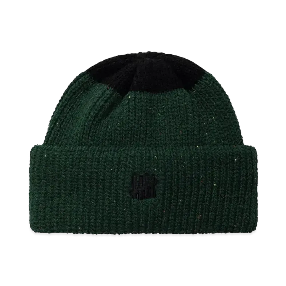 UNDEFEATED Icon Contrast Speckled Beanie "Green"