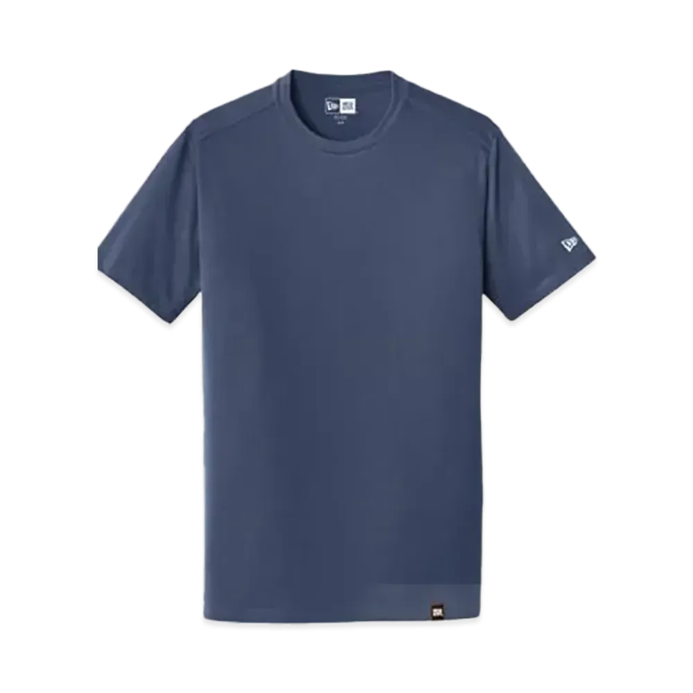 NEW ERA T NEA100 7 Heritage Blend Crew Tee "Navy"