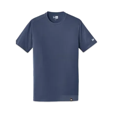 NEW ERA T NEA100 7 Heritage Blend Crew Tee "Navy"