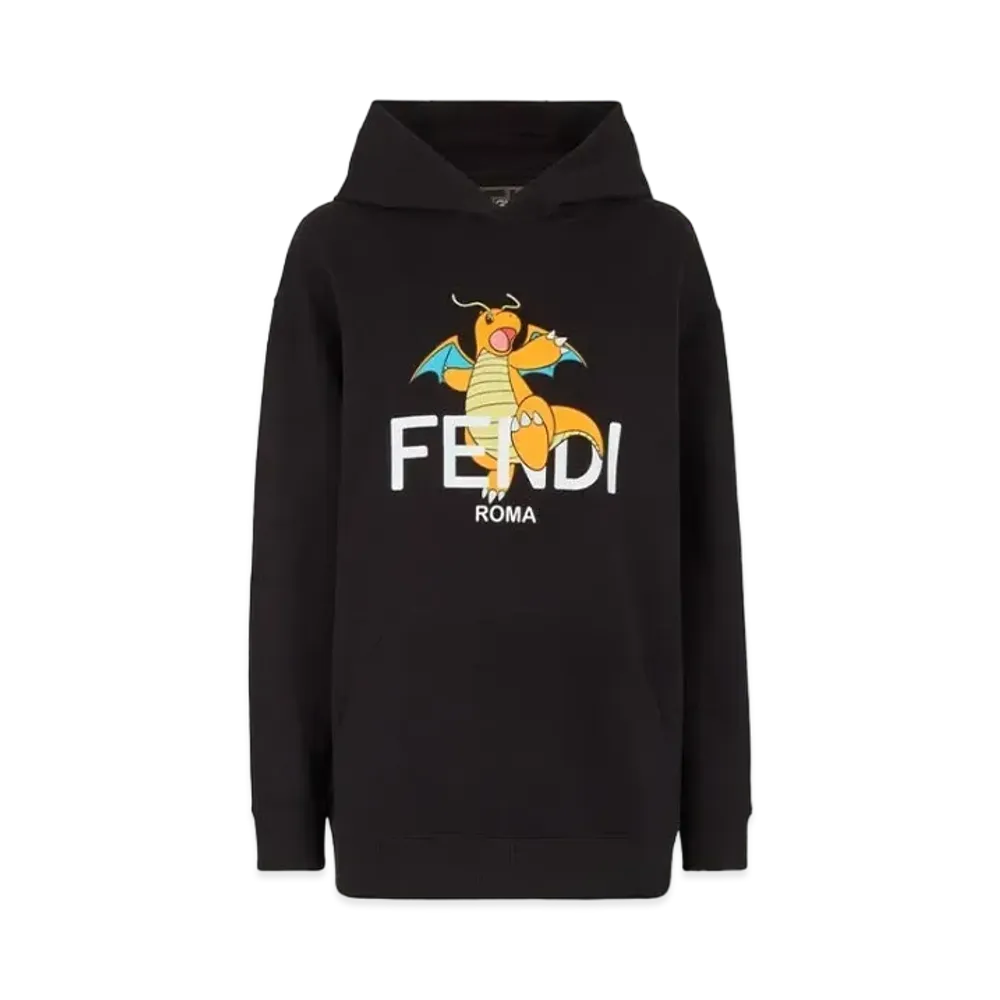 Pokemon x Fragment x FENDI Women's Dragonite Sweatshirt "Black"