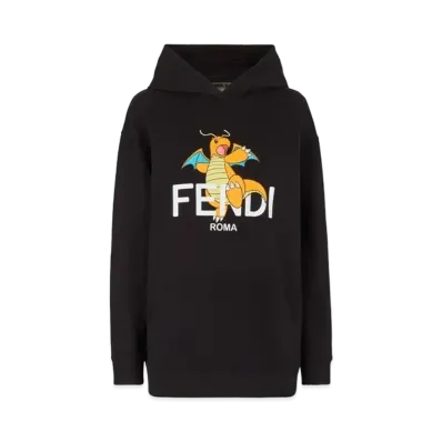 Pokemon x Fragment x FENDI Women's Dragonite Sweatshirt "Black"