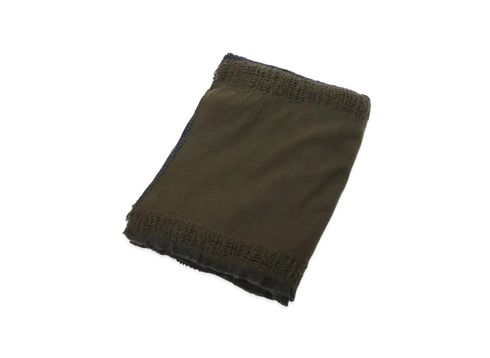 Yohji Yamamoto Y's WOOL SHRINKAGE BLANKET "Khaki"