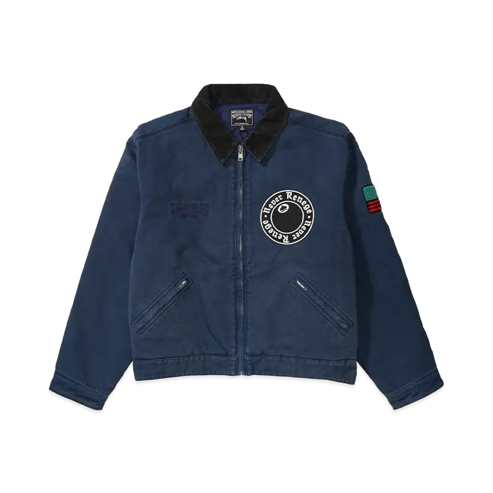 Stussy x Denim Tears Canvas Jacket "Blue"