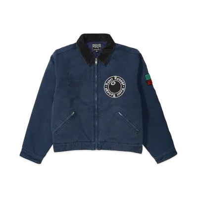 Stussy x Denim Tears Canvas Jacket "Blue"