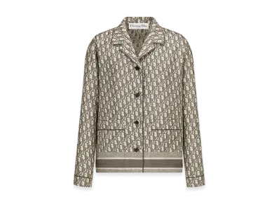 Dior Women's Chez Moi Shirt Silk Twill "Blue"