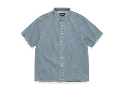 thisisneverthat Washed Denim S/S Shirt "Washed Blue"