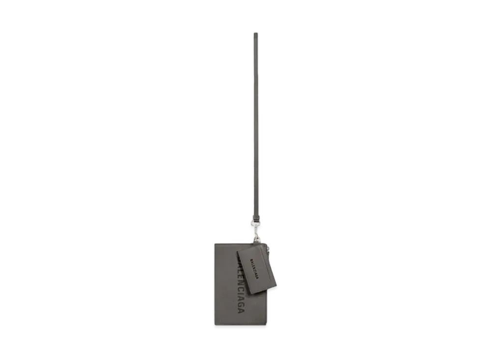 BALENCIAGA Cash Pouch And Card Holder "Gray&Silver"