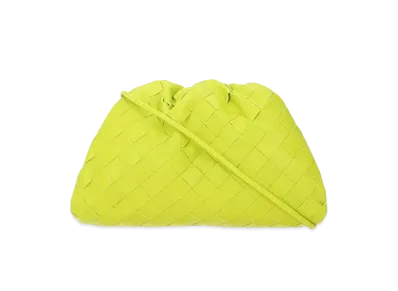 Bottega Veneta Teen Pouch "Acid Kiwi"