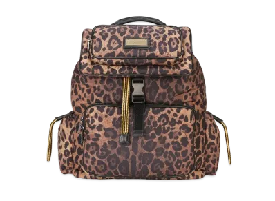 Dolce&Gabbana Sicily Backpack Quilting Nylon Leopard Print "Leopard"