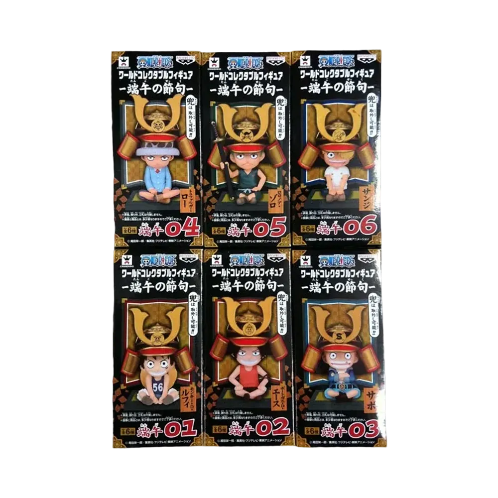 Banpresto One Piece World Collectable Figure -Tango no sekku- Complete 6 Piece Set