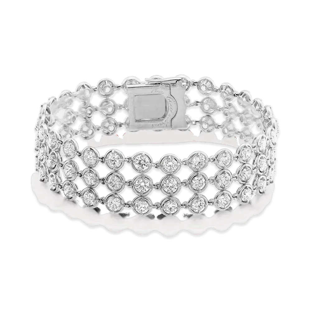 Van Cleef & Arpels Palmyre bracelet "18K White gold/Diamond"