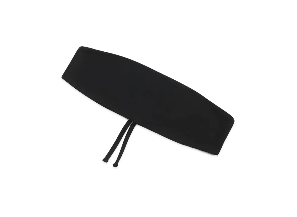 Yohji Yamamoto Y's TRIACETATE SATIN HAIR BAND "Black"