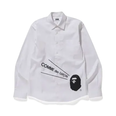 A BATHING APE / COMME des GARCONS SHIRT "White"