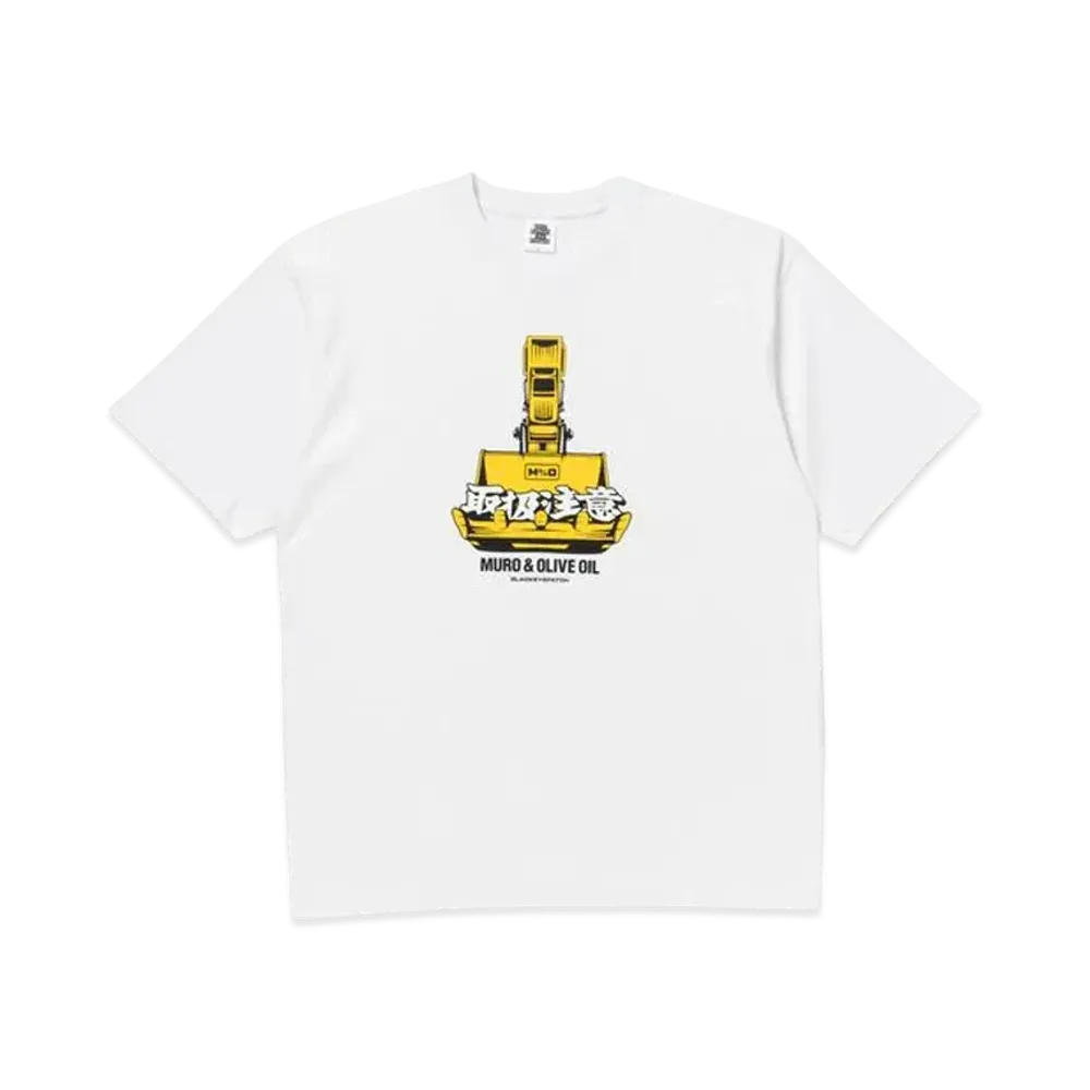 BlackEyePatch x MURO & OLIVE OIL "M%O TEE" "White"