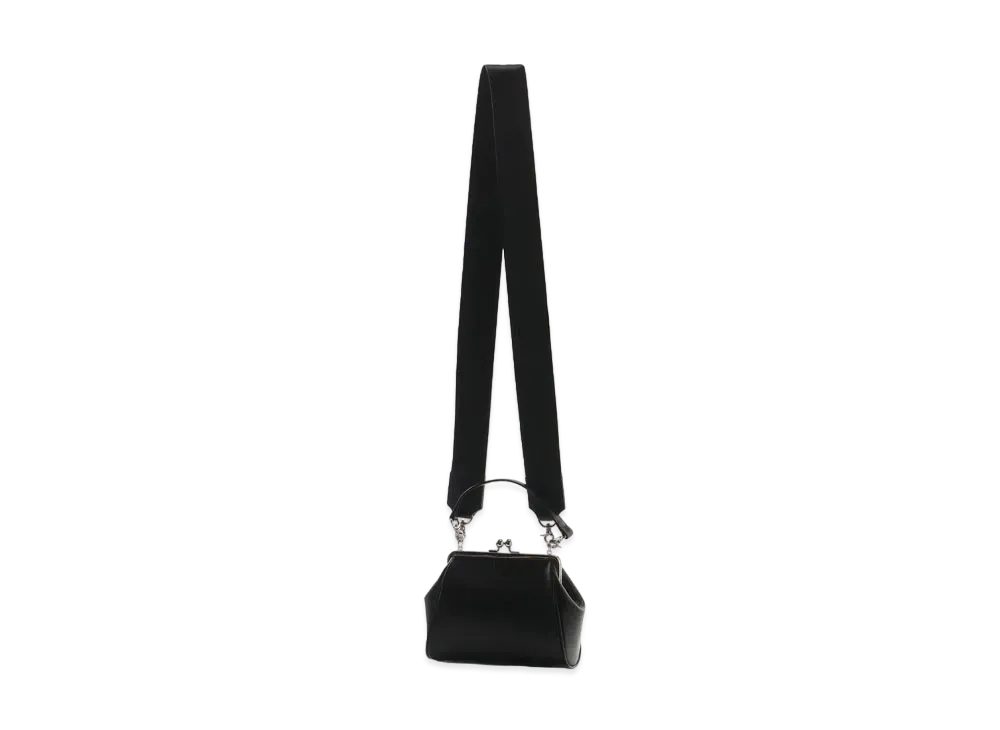 Yohji Yamamoto Y's SOFT LEATHER CLASP POUCH "Black"