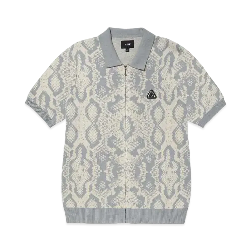 HUF Summer 24 Instinct Bowling Sweater "Ash"