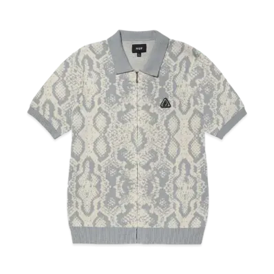 HUF Summer 24 Instinct Bowling Sweater "Ash"