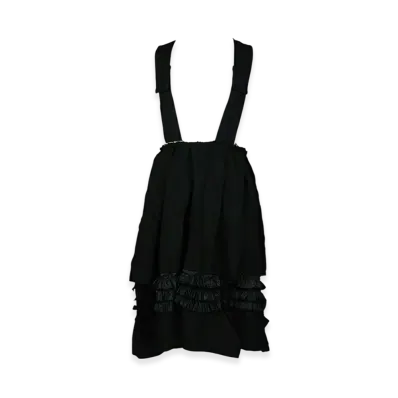 BLACK COMME des GARCONS Polyester Twill Garment Treated "Black"