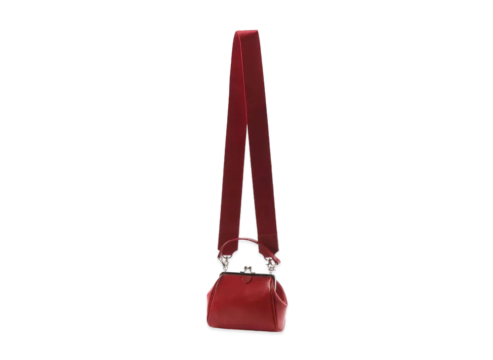 Yohji Yamamoto Y's SOFT LEATHER CLASP POUCH "Red"