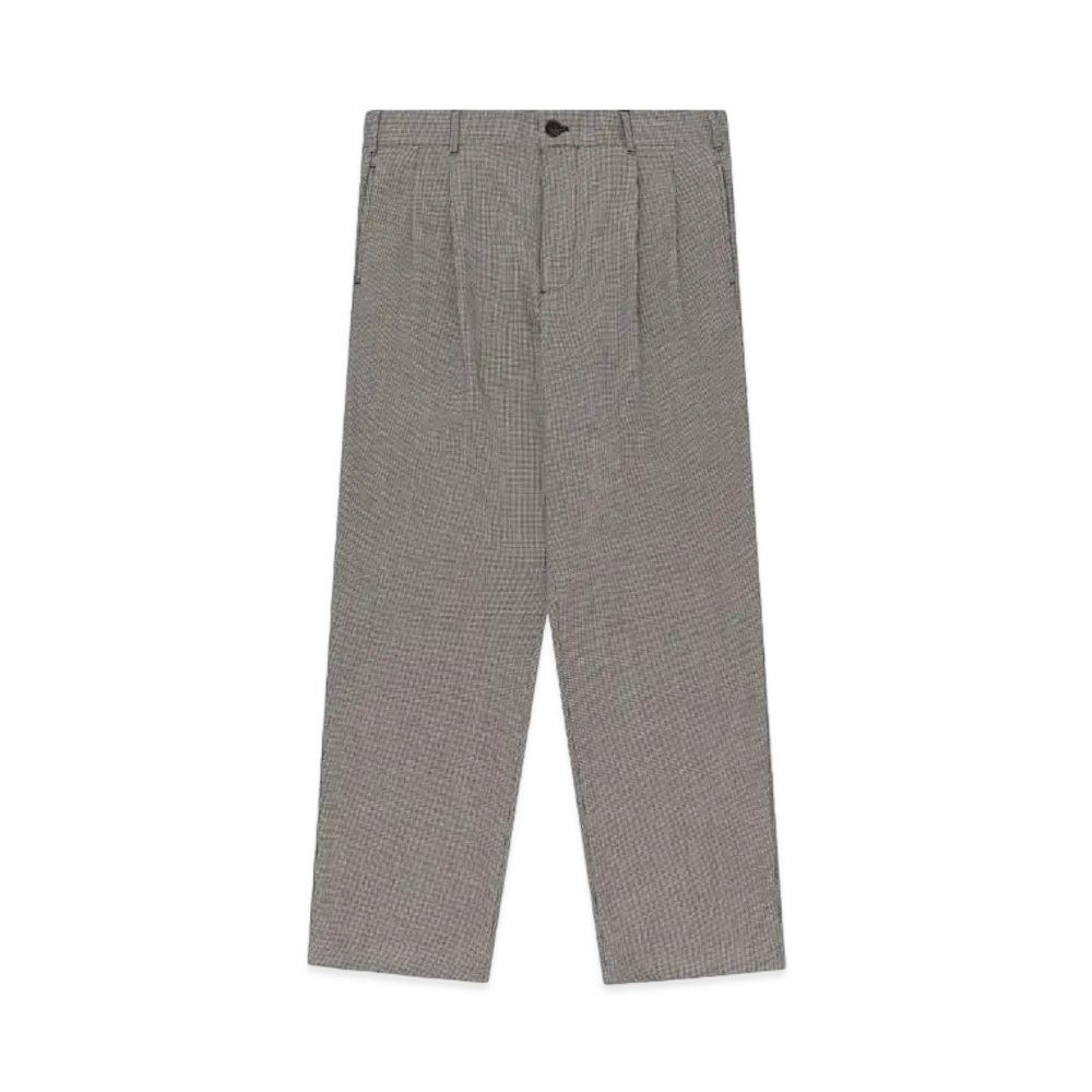 Aime Leon Dore Double Pleated Wool Trouser "Black & White"