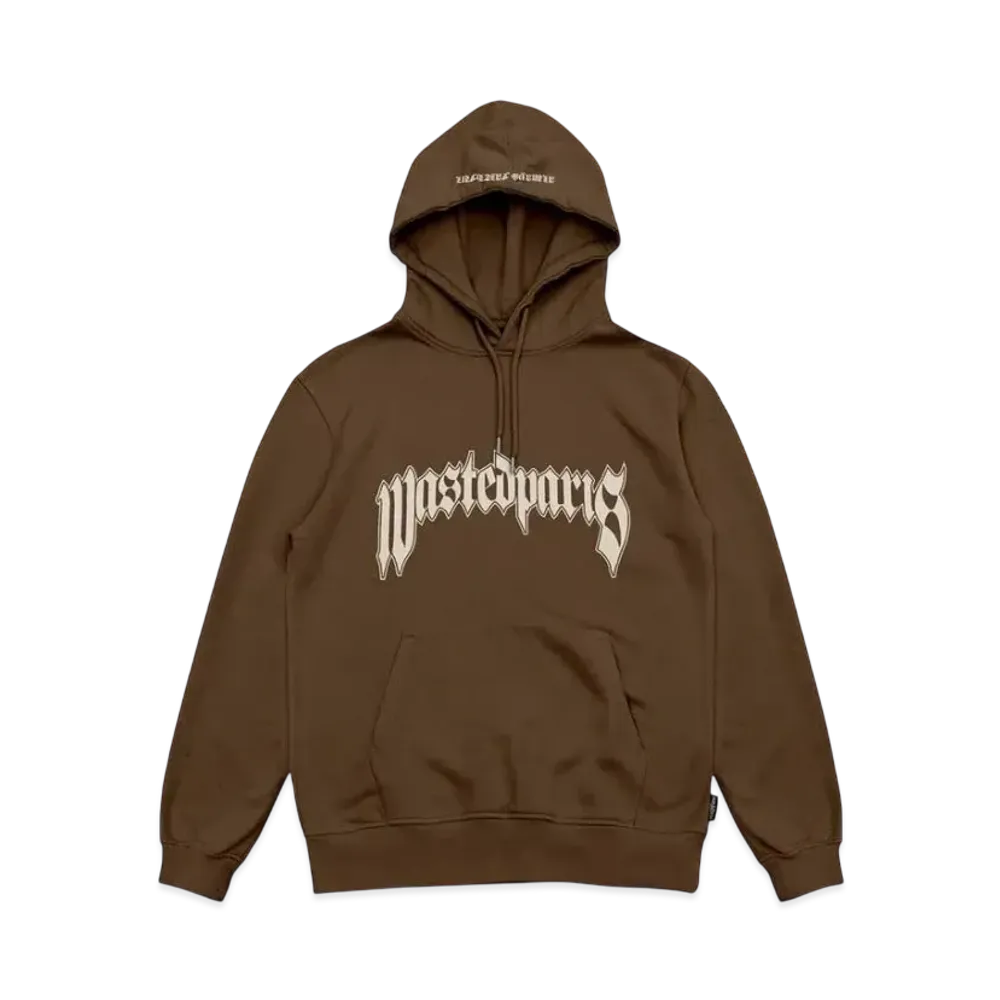 WASTED PARIS Hoodie Pitcher "Brown"