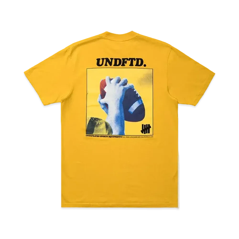 UNDEFEATED QUARTERBACK S/S TEE - 80260 "Yellow"