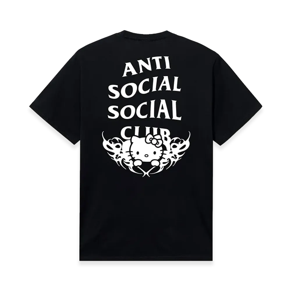ANTI SOCIAL SOCIAL CLUB x Hello Kitty Metal Tee "Black"